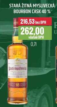 STARÁ ŽITNÁ MYSLIVECKÁ BOURBON CASK 40% 0,7l