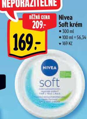   Nivea Soft krém • 300 ml 