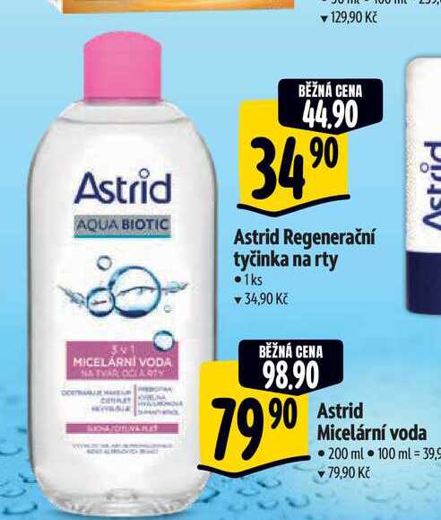 Astrid micelární voda 200 ml