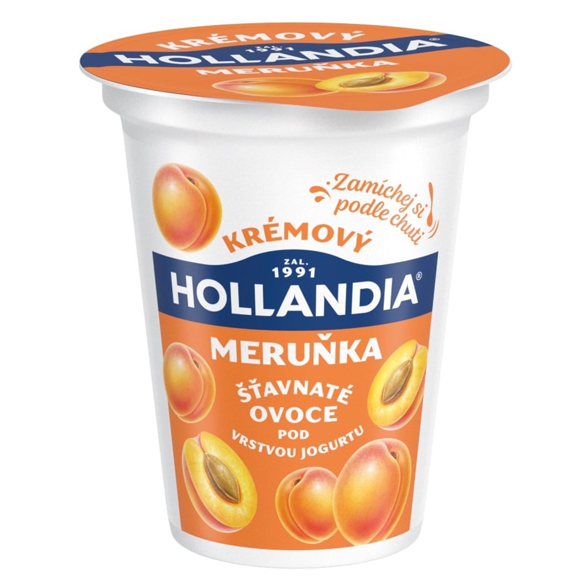 Hollandia Krémový jogurt meruňka