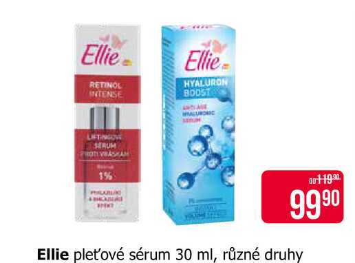 Ellie pleťové sérum 30 ml, různé druhy 