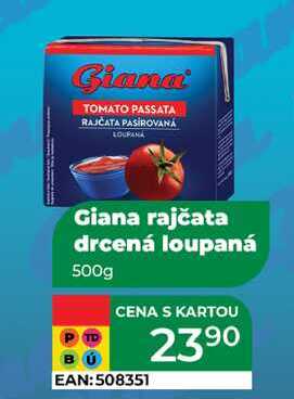 Giana rajčata drcená loupaná 500 g