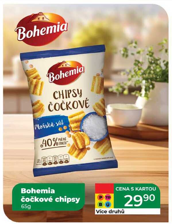 Bohemia čočkové chipsy