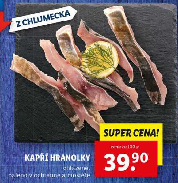 KAPŘÍ HRANOLKY, cena za 100 g 