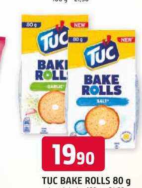 TUC BAKE ROLLS 80 g 