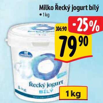 Milko Řecký jogurt bílý, 1 kg