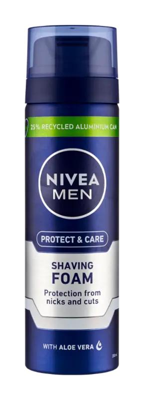 NIVEA Men Pěna na holení Protect & Care, 200 ml