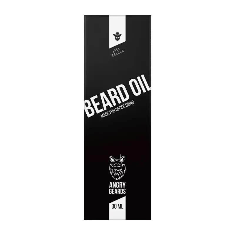 Angry Beards Olej na vousy Jack Saloon, 30 ml