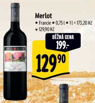 Merlot, 0,75 l