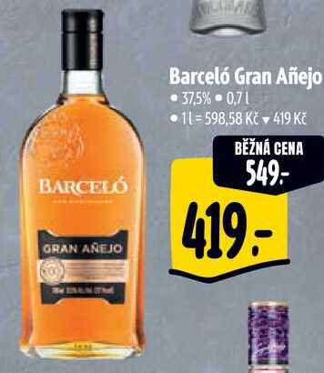 Barceló Gran Añejo, 0,7 l