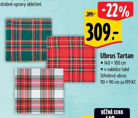 Ubrus Tartan 