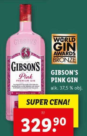 GIBSON'S PINK GIN, 1 l