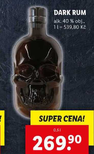 DARK RUM, 0,5 l