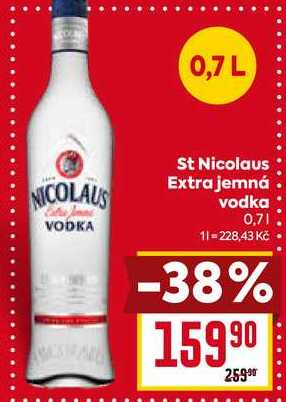 St Nicolaus Extra jemná vodka 0,7l