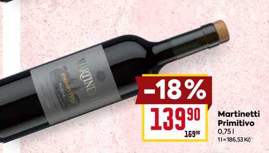Martinetti Primitivo 0,75l