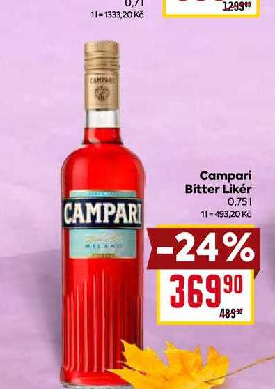 Campari Bitter Likér 0,75l