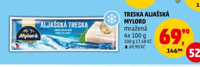 TRESKA ALJAŠSKÁ MYLORD, 4x 100 g 