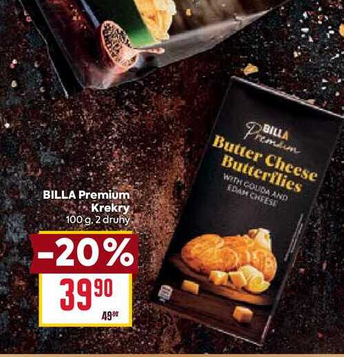 BILLA Premium Krekry 100 g