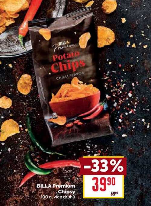 BILLA Premium Chipsy 100 g