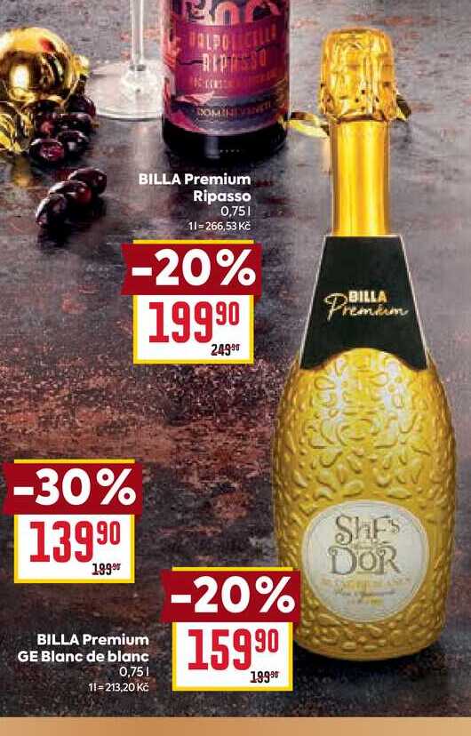 BILLA Premium Ripasso 0,75l