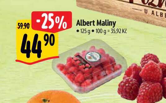   Albert Maliny 125 g  