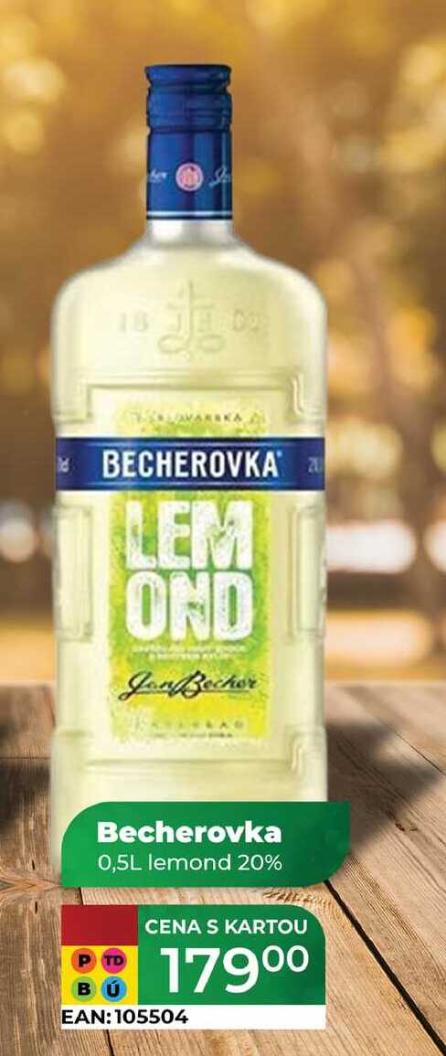 Becherovka 0,5L lemond v akci