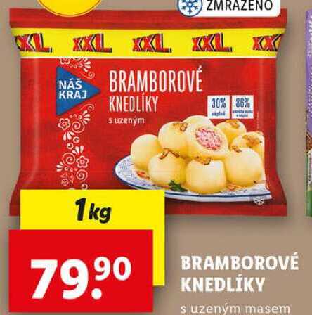 BRAMBOROVÉ KNEDLÍKY, 1 kg