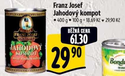 Franz Josef Jahodový kompot, 400 g 