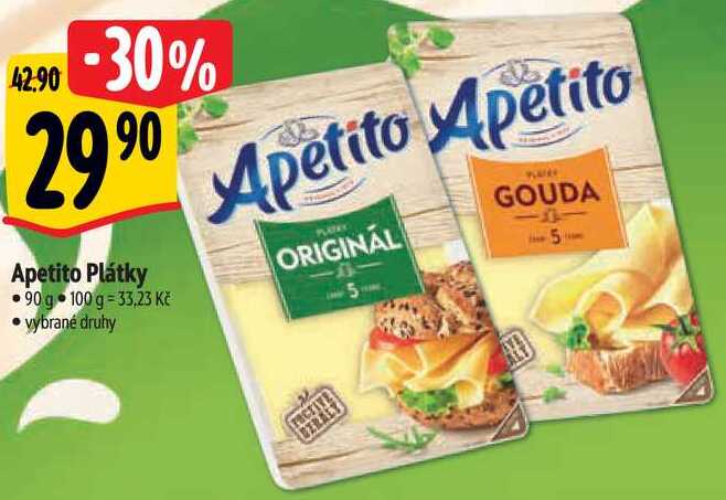 Apetito Plátky, 90 g  