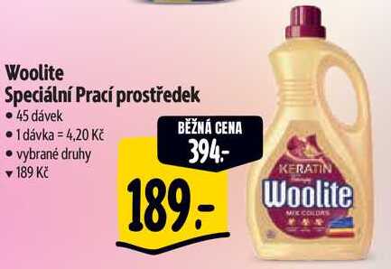 Woolite Speciální Prací prostředek, 45 dávek 