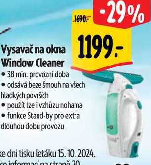 Vysavač na okna Window Cleaner