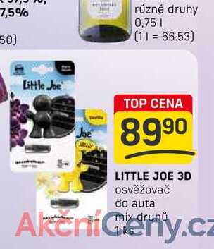 LITTLE JOE 3D osvěžovač do auta mix 1 ks 