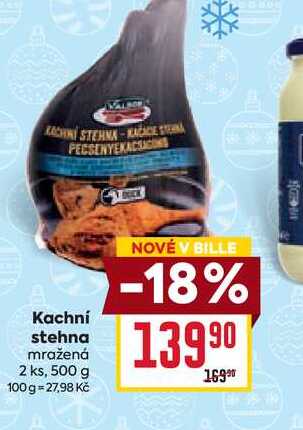 Kachní stehna mražená 2 ks, 500 g 