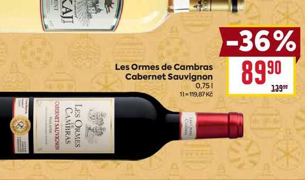 Les Ormes de Cambras Cabernet Sauvignon 0,75l