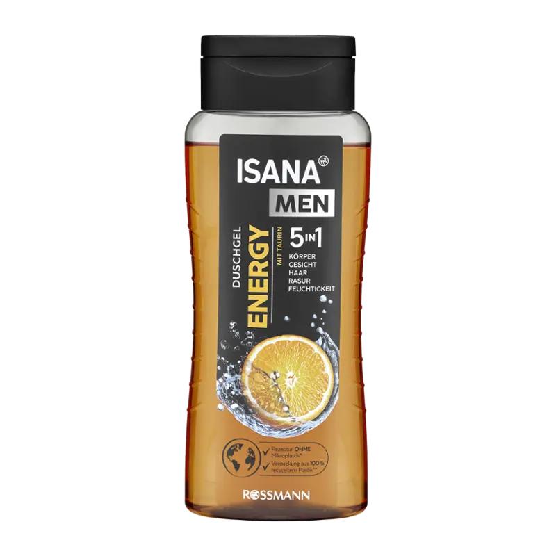 ISANA Men Sprchový gel pro muže 5v1 Energy, 300 ml