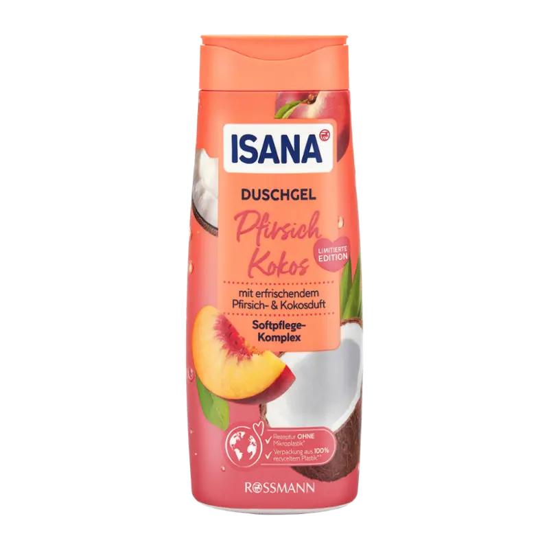 ISANA Sprchový gel Broskev & Kokos, 300 ml