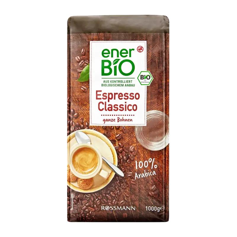 enerBiO BIO pražená zrnková káva espresso, 1 kg