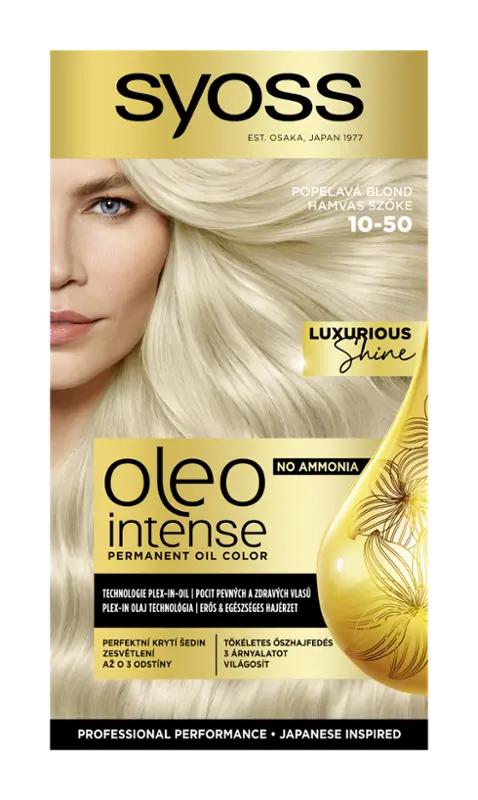 Syoss Barva na vlasy Oleo Intense 10-50 popelavá blond, 1 ks