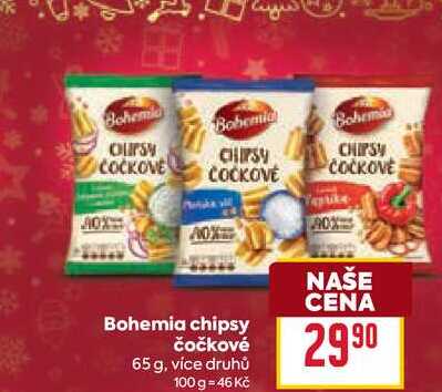 Bohemia chipsy čočkové 65 g