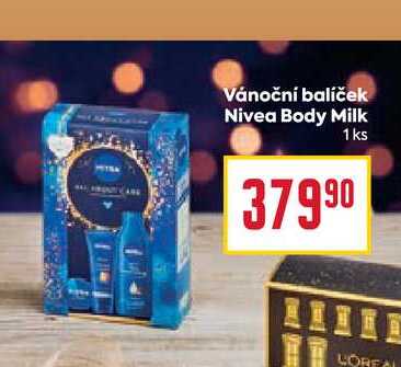 Vánoční balíček Nivea Body Milk 1 ks 