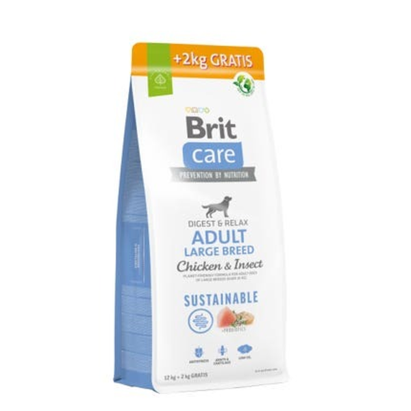 Brit Care Dog Sustainable Adult Large Breed 12+2 kg