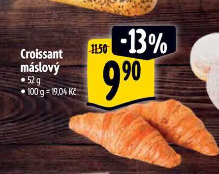 Croissant máslový 52 g 