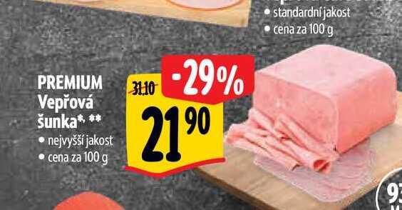 PREMIUM Vepřová šunka 100 g