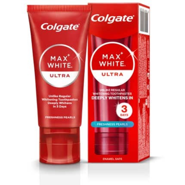 Colgate Max White Ultra Fresh Pearls bělicí zubní pasta