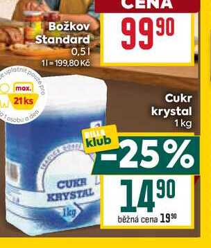 Cukr krystal 1 kg 