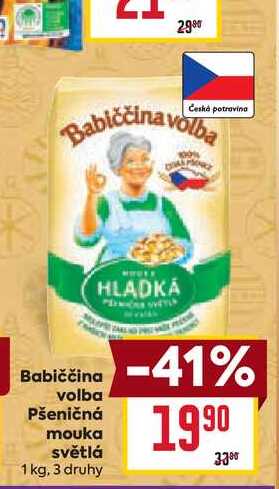 Babiččina volba Pšeničná mouka světlá 1 kg