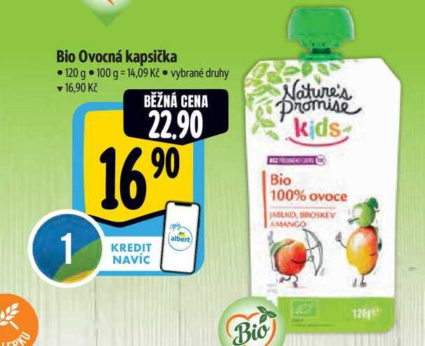   Bio Ovocná kapsička 120 g 