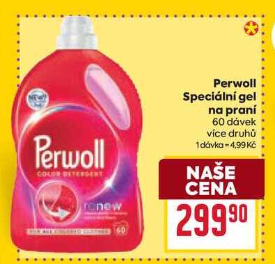 Perwoll Speciální gel na praní 60 dávek 