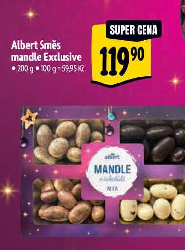 Albert Směs mandle Exclusive 200 g 