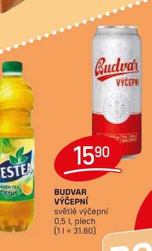 Budweiser Budvar B:Classic světlé výčepní pivo 0,5l,plech